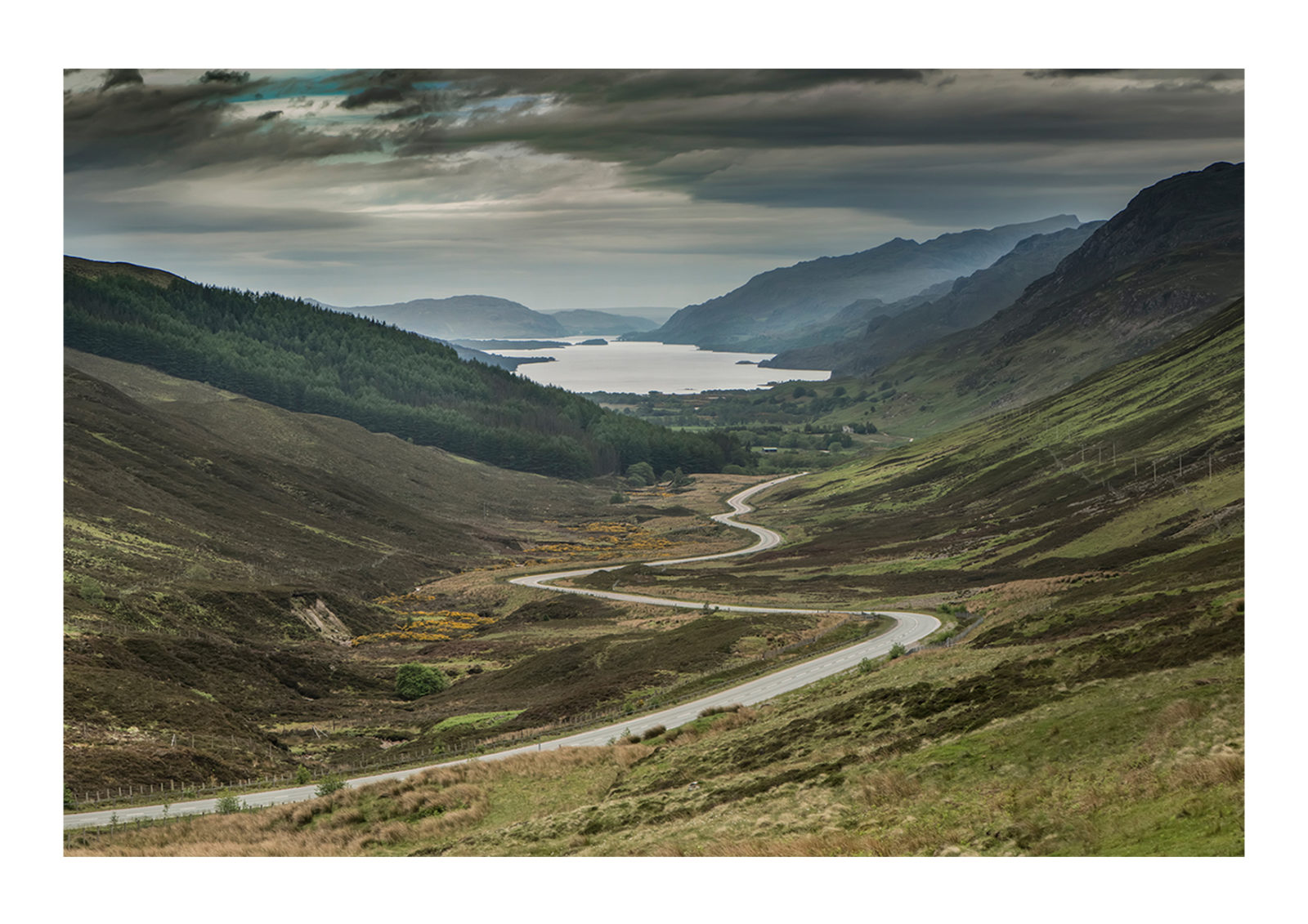 the road to Loch maree